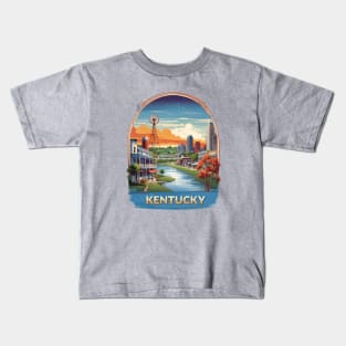 Kentucky Vintage Design Kids T-Shirt